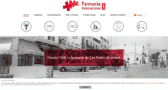 Desktop Screenshot of farmaciainternacional24h.com