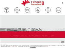 Tablet Screenshot of farmaciainternacional24h.com